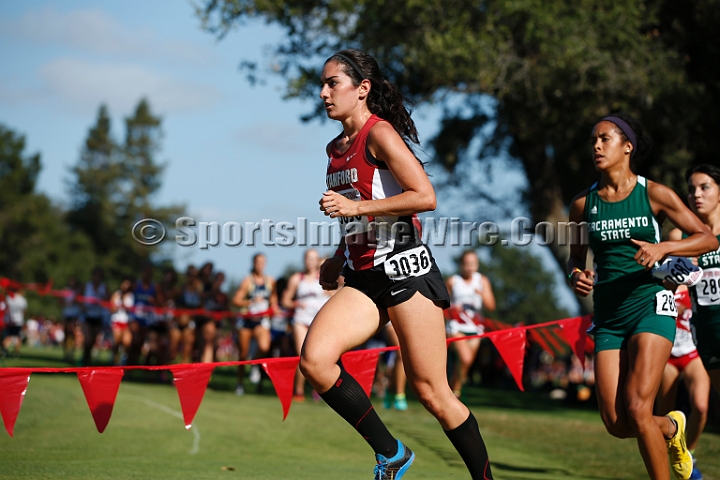 2014StanfordCollWomen-161.JPG - College race at the 2014 Stanford Cross Country Invitational, September 27, Stanford Golf Course, Stanford, California.